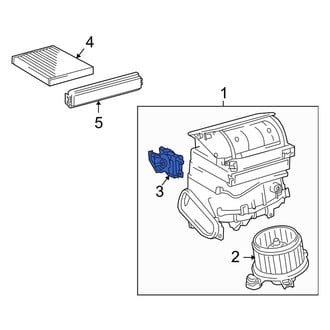 Toyota OE - HVAC Air Adjustment Control Motor