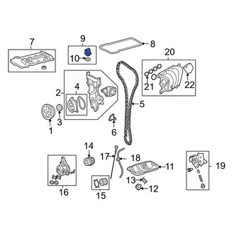 Toyota OE - Engine Oil Filler Cap