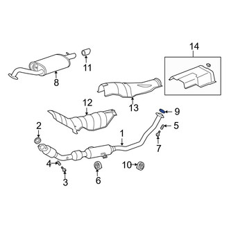 Toyota OE - Rear Catalytic Converter Gasket