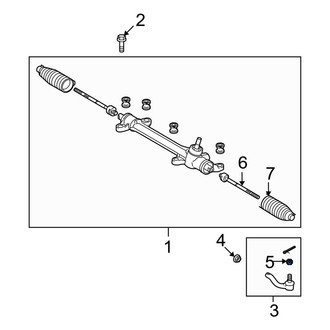 Toyota OE - Outer Steering Tie Rod Nut