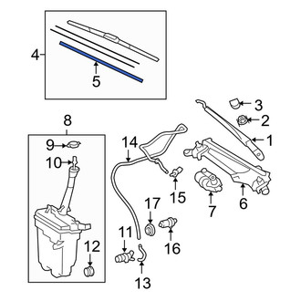 Toyota OE - Right Wiper Blade Refill