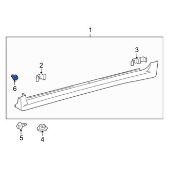 Toyota OE - Rocker Panel Molding Clip
