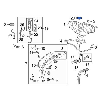 Toyota OE - Fuel Pump Tank Seal