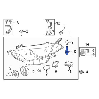 Toyota OE - Front Turn Signal Light Socket
