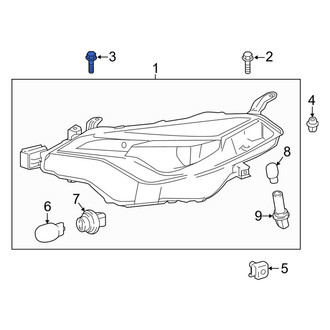 Toyota OE - Headlight Mounting Bolt