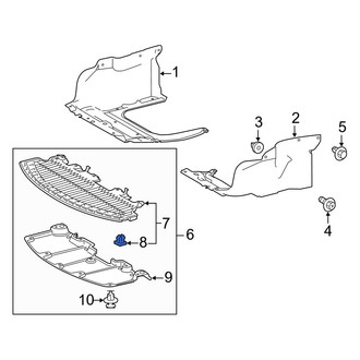Toyota OE - Radiator Support Splash Shield Grommet