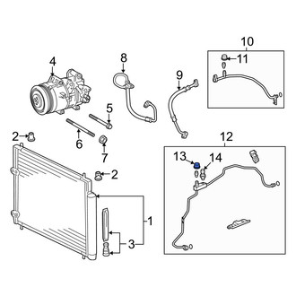 Toyota OE - A/C Service Valve Cap