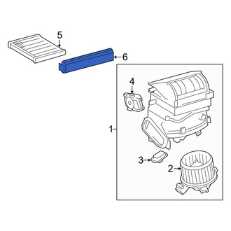 Toyota OE - Cabin Air Filter Cover