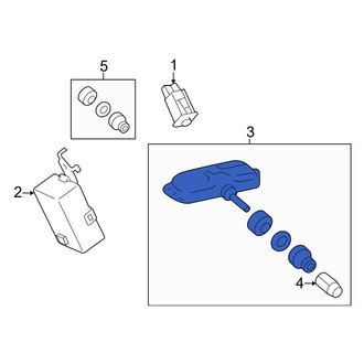 Toyota OE - Tire Pressure Monitoring System (TPMS) Sensor