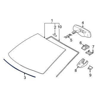 Toyota OE - Front Windshield Frame Weatherstrip Seal