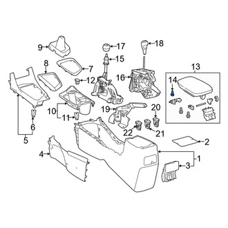 Toyota OE - Console Armrest Bumper