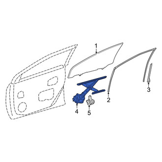 Toyota OE - Front Left Window Regulator
