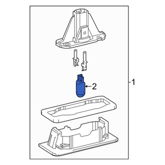 Toyota OE - Rear License Plate Light Bulb