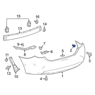 Toyota OE - Liftgate Grommet