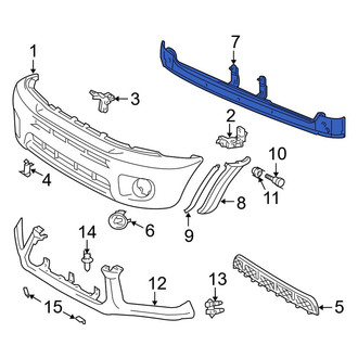 Toyota OE - Front Bumper Cover Reinforcement