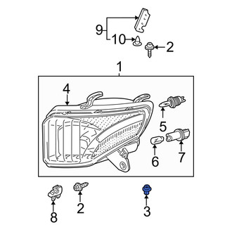 Toyota OE - Grille Grommet
