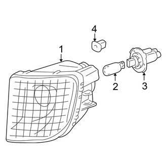 Toyota OE - Front Lamps - Signal Lamps (Gas)