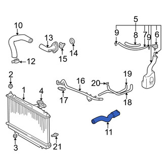Toyota OE - Lower Radiator Coolant Hose