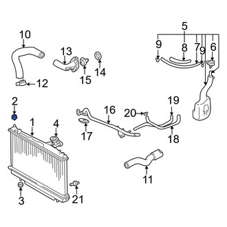 Toyota OE - Upper Radiator Insulator