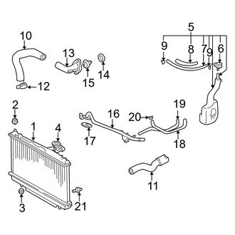 Toyota OE - Cooling - Radiator & Components (Gas)