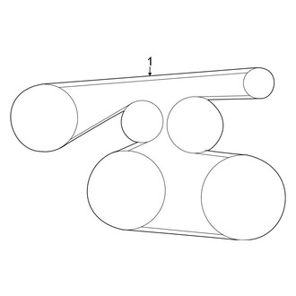 Toyota OE - Cooling - Belts (2.0L Gas)