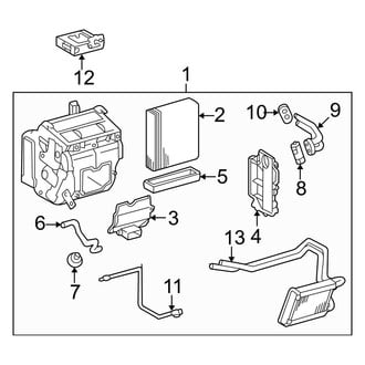 Toyota OE - Air Conditioner & Heater - Evaporator Components (Gas)