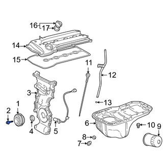 Toyota OE - Engine Crankshaft Pulley Bolt