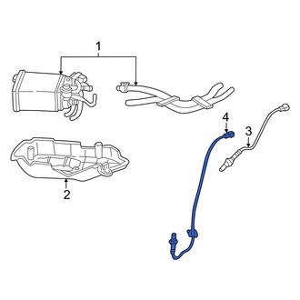 Toyota OE - Rear Right Oxygen Sensor