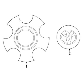 Toyota OE - Wheels - Covers & Trim (Gas)