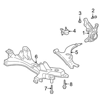 Toyota OE - Front Suspension - Suspension Components (Gas)