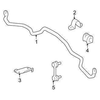 Toyota OE - Front Suspension - Stabilizer Bar & Components (Gas)