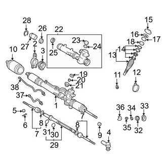 Toyota OE - Steering Gear & Linkage (Gas)