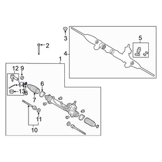 Toyota OE - Outer Rack and Pinion Bellows Clamp