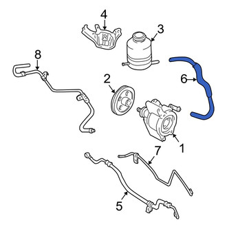Toyota OE - Power Steering Reservoir Hose