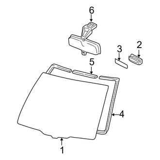 Toyota OE - Windshield - Glass (Gas)
