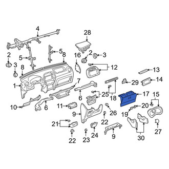 Toyota OE - Front Glove Box