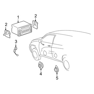 Toyota OE - Instrument Panel - Sound System (Gas)