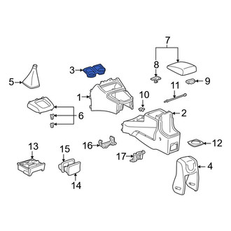 Toyota OE - Front Console Cup Holder
