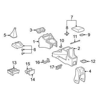 Toyota OE - Console (Gas)
