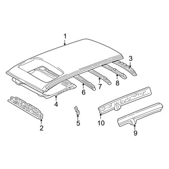 Toyota OE - Roof & Components (With Sunroof), (Gas)