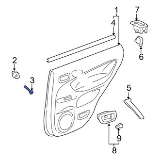 Toyota OE - Door Interior Trim Panel Screw
