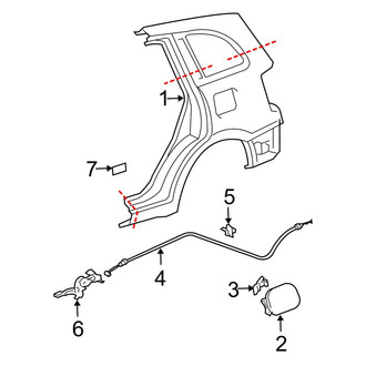 Toyota OE - Quarter Panel & Components (Gas)