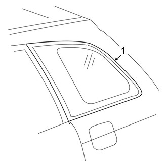Toyota OE - Quarter Panel - Glass (Gas)