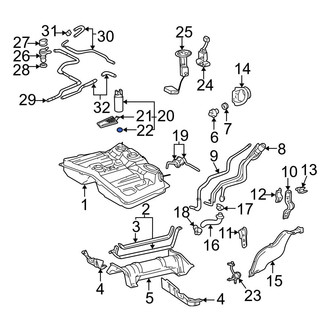 Toyota OE - Fuel Filter Clip