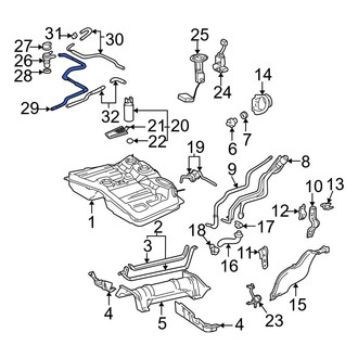 Toyota OE - Evaporative Emissions System Lines