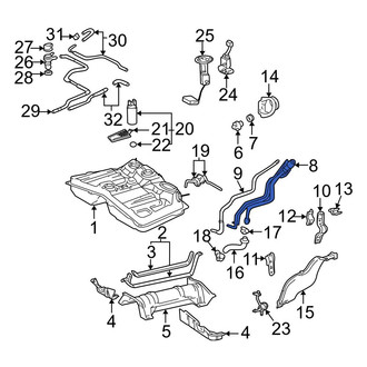 Toyota OE - Upper Fuel Tank Filler Neck