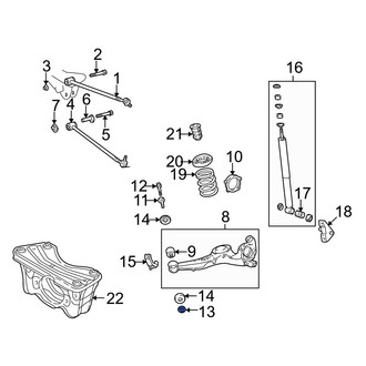Toyota OE - Suspension Control Arm Nut