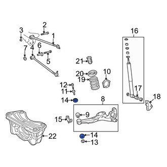 Toyota OE - Rear Suspension Trailing Arm Bushing