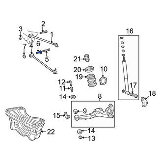 Toyota OE - Rear Alignment Camber Adjusting Eccentric