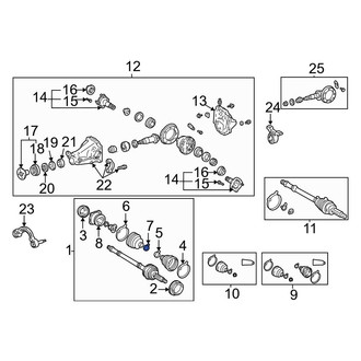 Toyota OE - Rear Inner CV Joint Boot Band